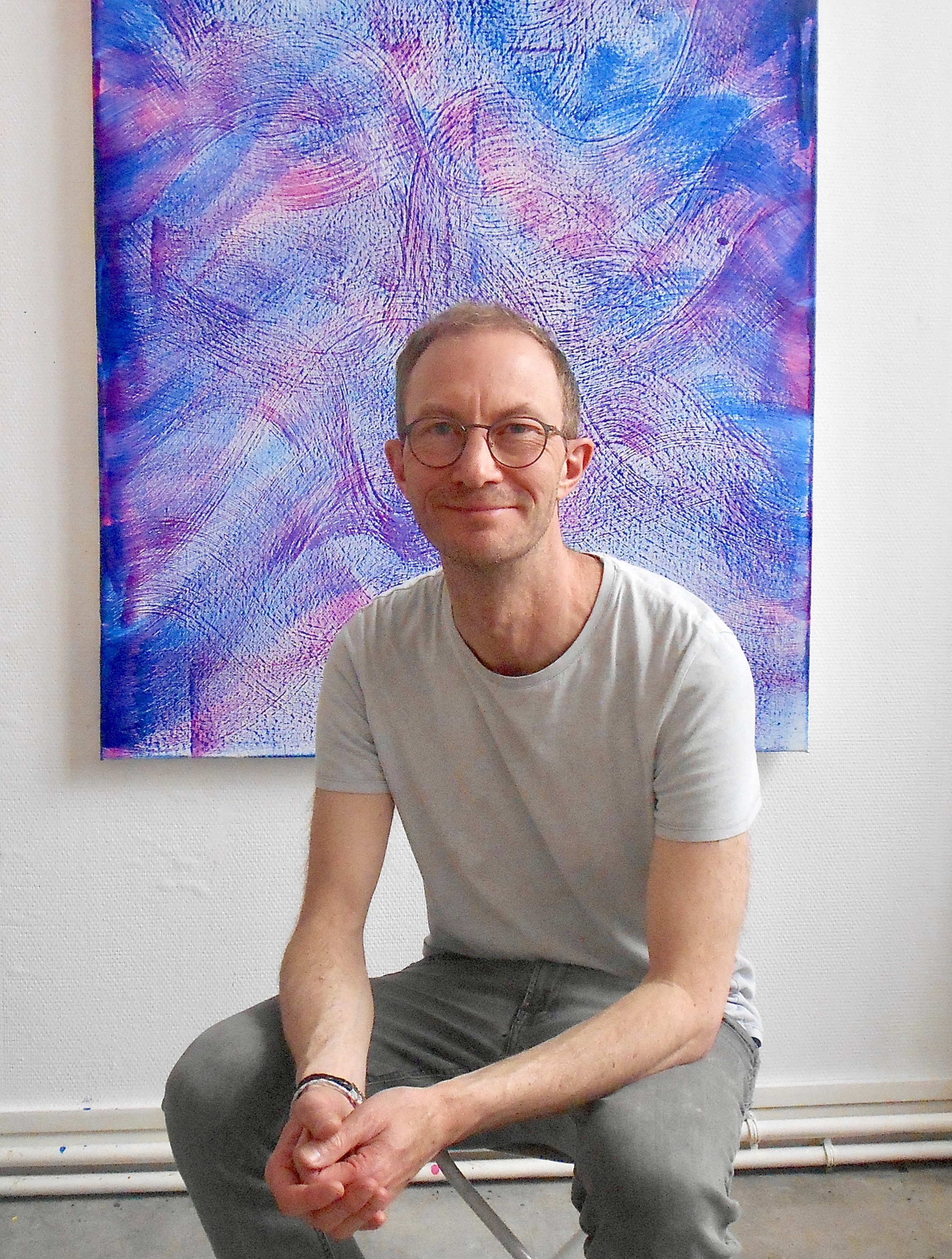 In my studio, spring 2023